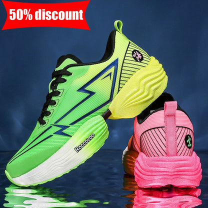 Professionelle Sport-Laufschuhe für Herren und Damen – bequeme Marathon- und Jogging-Trainingsschuhe, stoßdämpfend, hohe Rückfederung, rutschfest, für Rennen geeignet