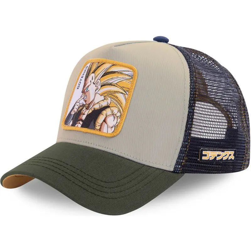 High Quality Dragon Ball Z Styles Anime Son Goku Cotton New Baseball Cap Men Women Hip Hop Dad Adjustable Mesh Hat Trucker Hat