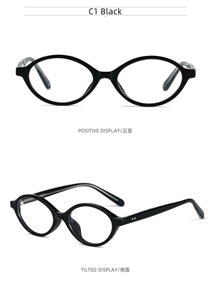 VICKY Simple Geometric Oval Small Frame Retro Design Women's Polarized Sunglasses UV Protection Customizable Prescription K9142