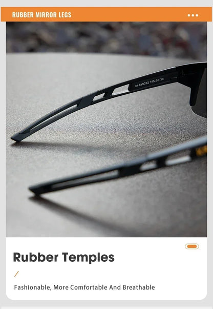 KAPVOE Photochromic Cycling Sunglasses for Men Glasses Fashion Mountain Bicycle Road Speed Cool Goggles Sports MTB Bike Eyewear
