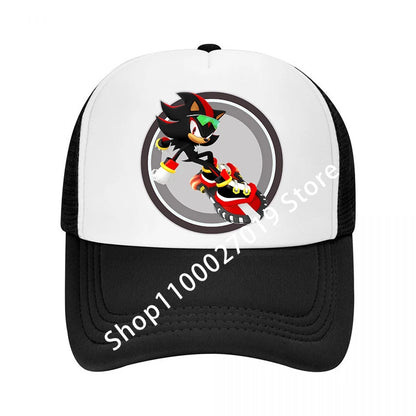 Kawaii Multiple Colors Baseball Caps for Adult Cartoon Sonics Boys Girls Summer Breathable Mesh Hat Cute Anime Sunbonnet Gifts