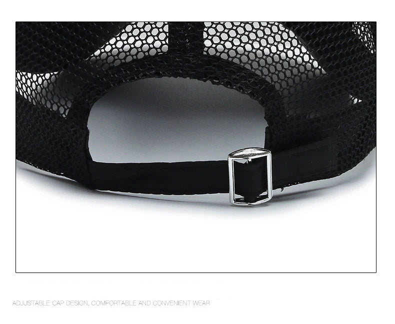 Sombrero de pescador de malla transpirable, informal, de secado rápido y de estilo coreano para hombre, ideal para el verano