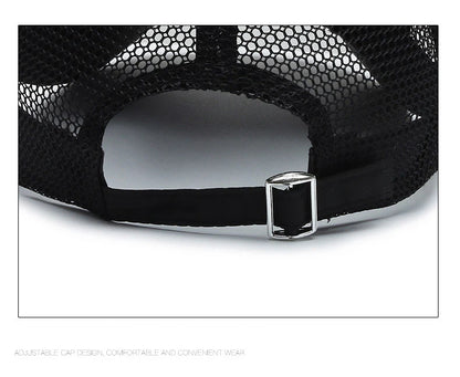 Sombrero de pescador de malla transpirable, informal, de secado rápido y de estilo coreano para hombre, ideal para el verano