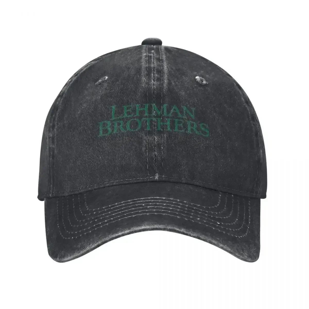 Retro kšiltovka Lehman Brothers z oddělení řízení rizik, unisex, s efektem opotřebení a vypraného vzhledu, outdoorová, běžecká, golfová čepice