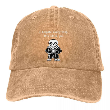 My Favorite People Asgore Undertale Lucky Gift baseballkasketter med skygge – meme-solhatte til mænd og kvinder