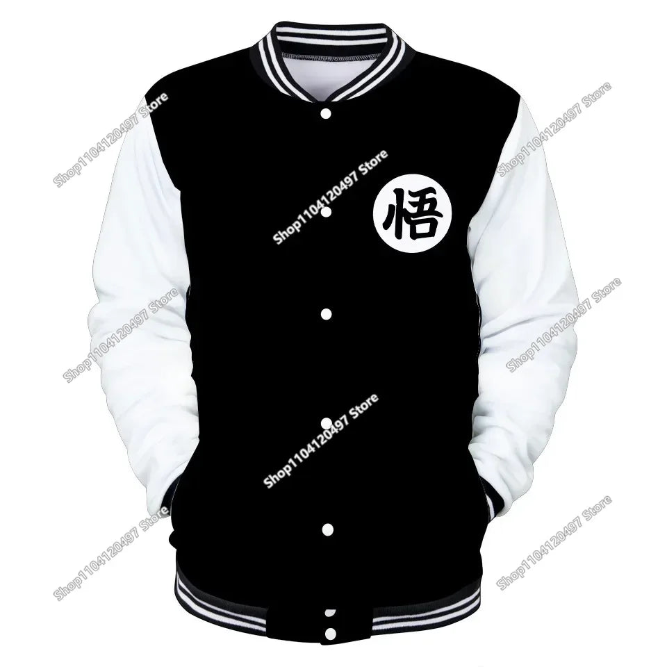 Dragon Ball Goku Kid Men Zipper Hoodie Cartoon Japan Style Anime Women Sweatshirt 2025 New Fashion Children Jackets Coat, produit gaming premium Fraquane, équipement gamer