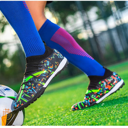 Turf voetbalschoenen Professionele voetbalschoenen voor heren Ademende mesh Jeugdvoetbalschoenen Antislip herensneakers Society Chuteira