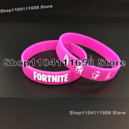 Brățară luminoasă din silicon, tematică Fortnited, decor pentru petrecere, brățară aniversară din cauciuc, jucărie la modă pentru adulți și adolescenți, cadou aniversar