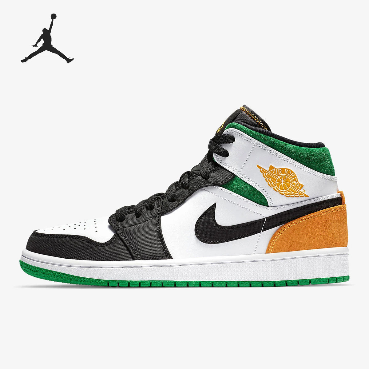 Chaussures de basket-ball de sport pour homme Nike AIR JORDAN1 MID SE AJ1 authentiques 852542-101