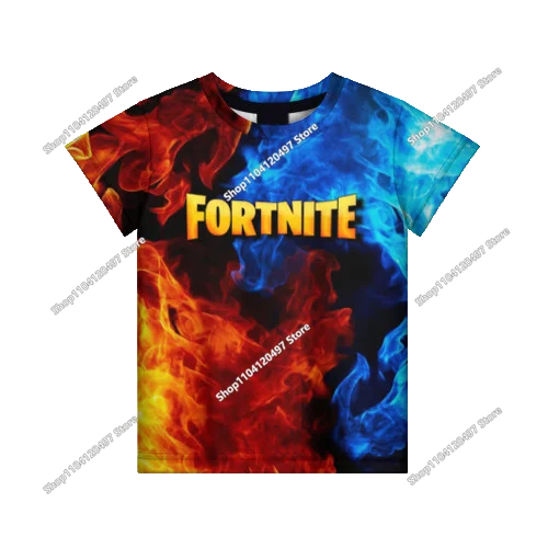 2026 Fortnite T-shirt Boys Summer Anime Game T Shirt Everyone T-Shirt Cute Tee Shirt Basic Battle Gamer Short Sleeve Man Tshirt