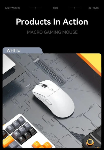 ATTACK SHARK R1 59g Ultra-light Mouse have PAW3311,18000DPI,400IPS,40G,1000Hz,Tri-Mode,Broadcom BK3633 Master,20 Million Times