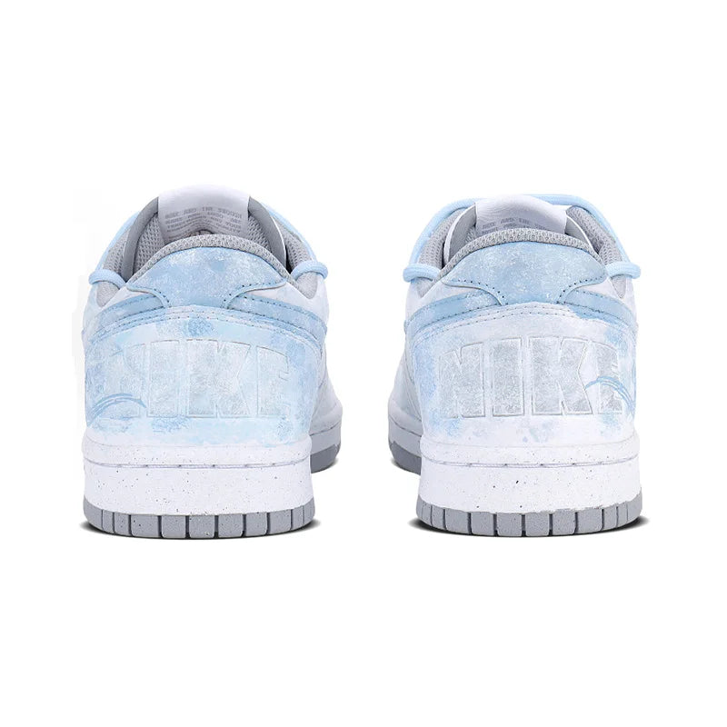 Anpassade sneakers Nike Dunk ”Fog Hidden Auspicious Clouds” – högmodiga retro-skor i kinesisk tuschteckningsstil, låga skor för både män och kvinnor