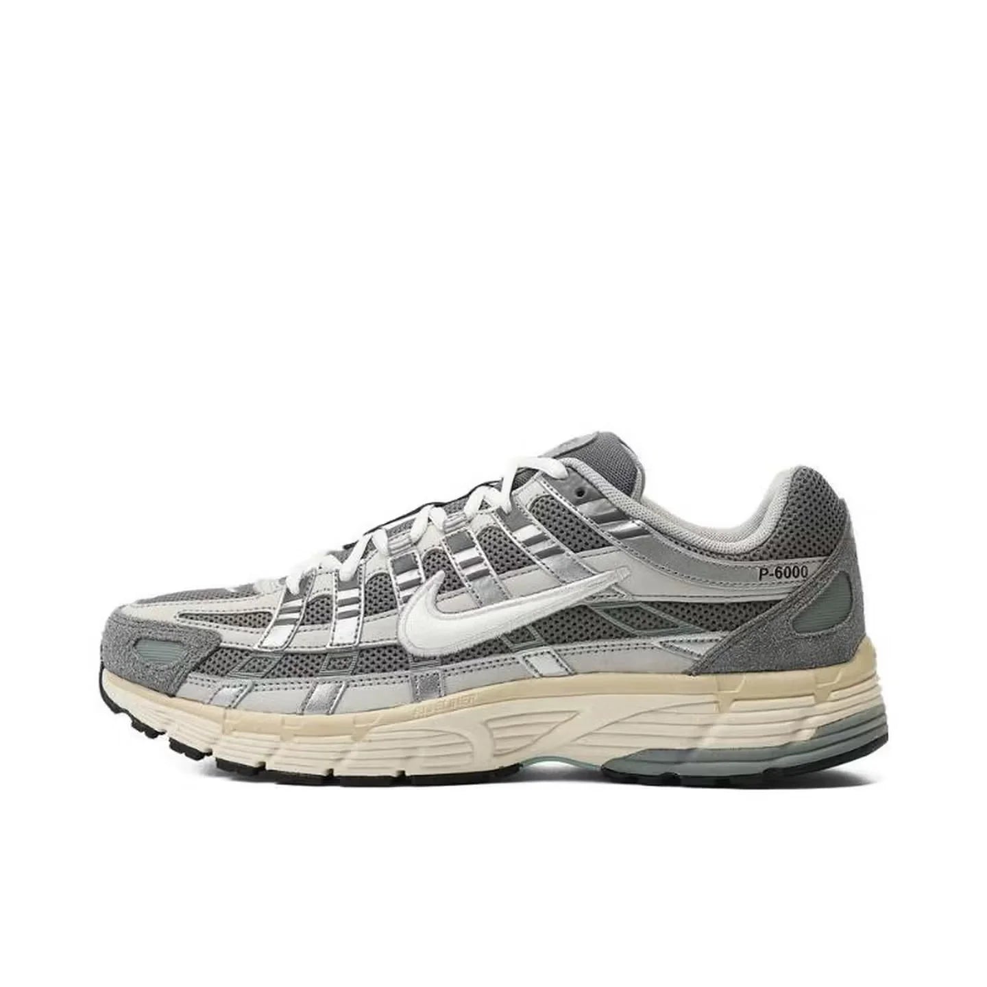 Nike P-6000 Women's Running Shoes Retro Style Premium Cushioning Lightweight Comfort for Everyday Wear BV1021-108