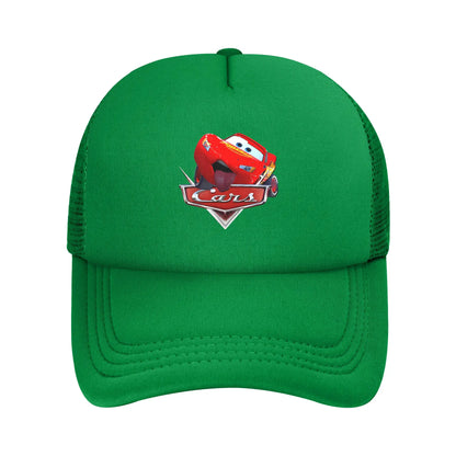Cars Mcqueens Mesh Baseball Cap Unisex Hip-Hop Trucker Hat  Adjustable Snapback Caps Dad Hat Summer Trucker Hats