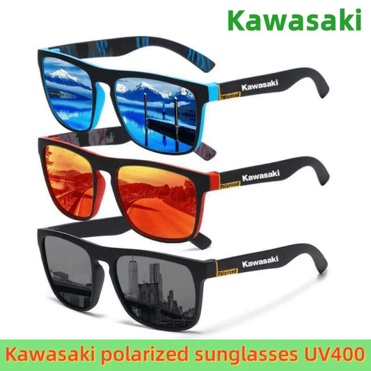 Kawasaki Polarized Sunglasses Men Women High-End Fashion Outdoor Fishing Retro Designer Sun Glasses UV400 Eyewear