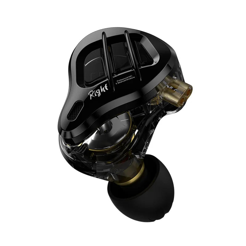 KZ ZAR pilote hybride moniteur intra-auriculaire 1DD + 7BA écouteur HiFi 2Pin casque filaire musique DJ casque Sport jeu écouteurs ZAX ZAS ZSX