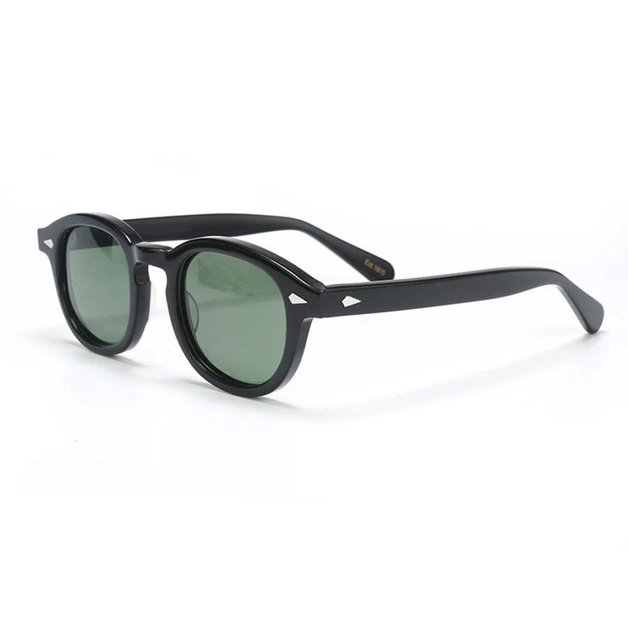 Polarized Sunglasses Men Women Johnny Depp Lemtosh Style Sun Glasses Retro Round Acetate Frame UV400 Lens Oculos