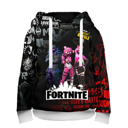 Fortnite Peely Print New Design Sweatshirts Hoodies Men Women Children Long Sleeve Fashion Casual Hooded Streetwear Pullovers