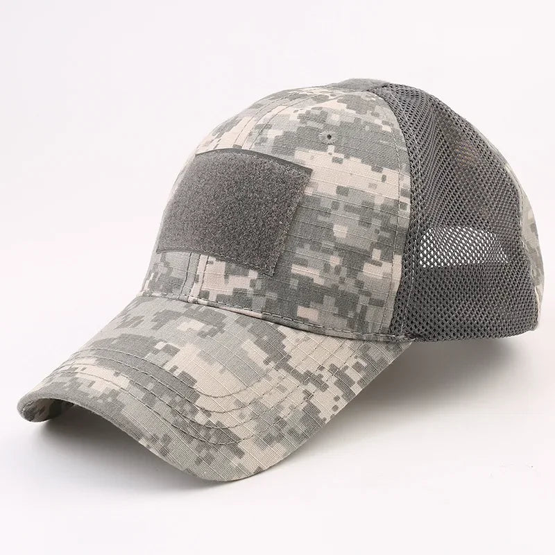 Unisex Sports Outdoor Sunscreen Quick-Drying Hat Men Casual Cap Female Unisex Camouflage Hunting Fishing Army Baseball Cap