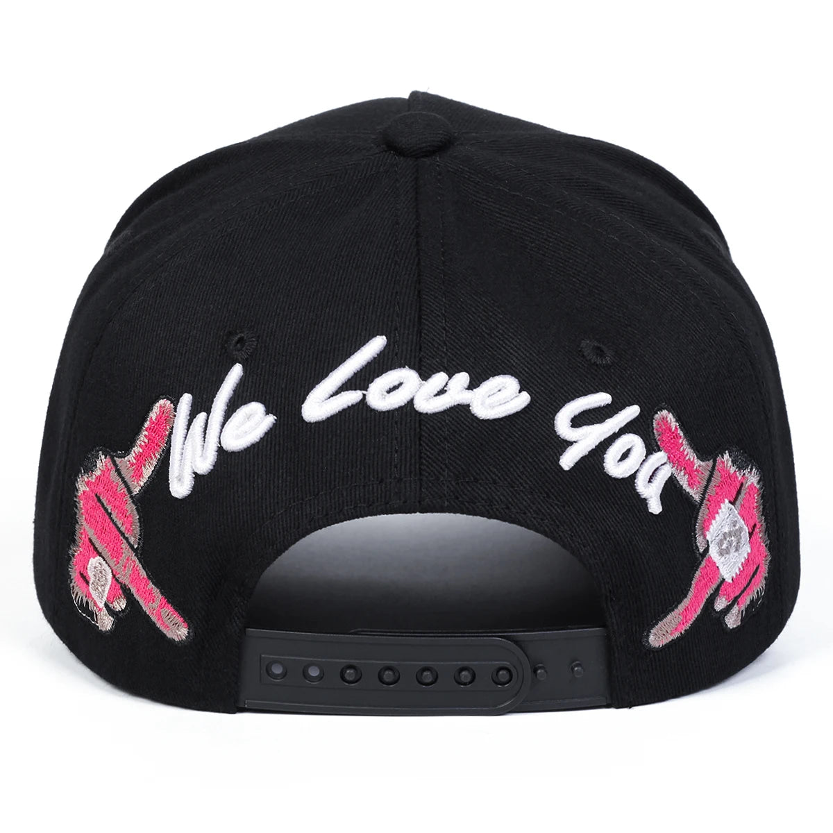 Czapki z daszkiem unisex z haftem „FOR ALL OUR HATERS” – wiosna, jesień, na świeżym powietrzu, regulowane, codzienne, chroniące przed słońcem, czapki sportowe