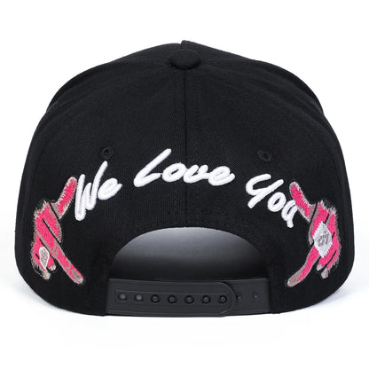 Czapki z daszkiem unisex z haftem „FOR ALL OUR HATERS” – wiosna, jesień, na świeżym powietrzu, regulowane, codzienne, chroniące przed słońcem, czapki sportowe