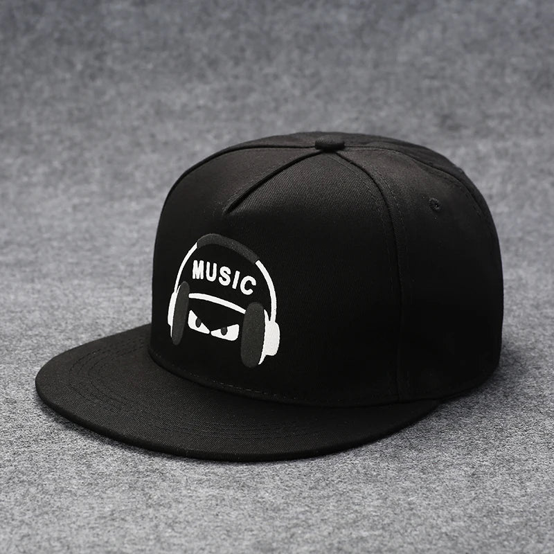 Baseballcap mit flachem Schirm, Buchstabenstickerei für Herren, vielseitig kombinierbar, Damen-Sommer-Hip-Hop-Hut, Outdoor-Sonnenschutz, verstellbare Schirmmütze