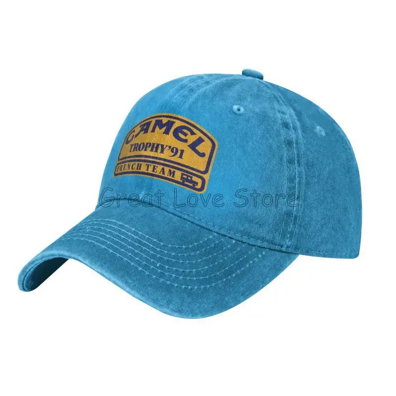 Camel Trophy 91 Cowboy Hat Retro Adjustable Washed Cotton Golf Hat Summer Vintage Sun Visors Baseball Caps