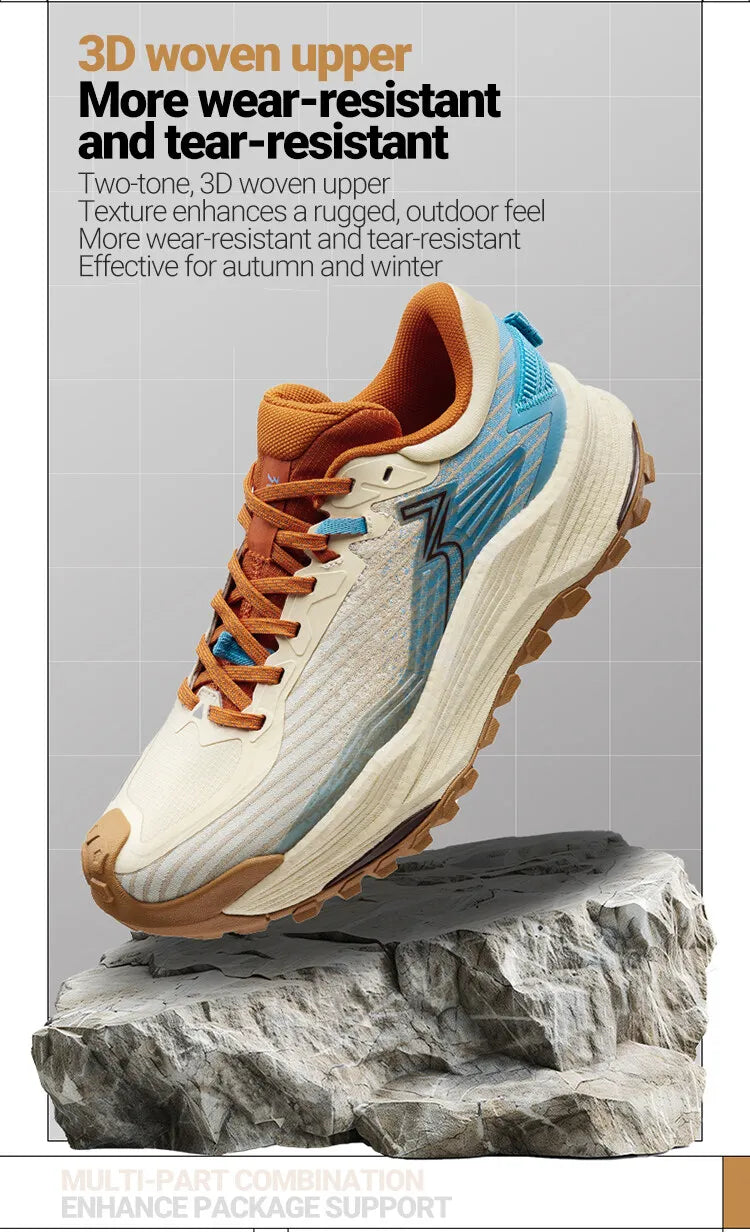 361 Degrees WUXIA 2.0 leichter, weicher, luftiger, reaktionsfreudiger, rutschfester, vielseitiger Outdoor-Wanderschuh für Herren 672542201