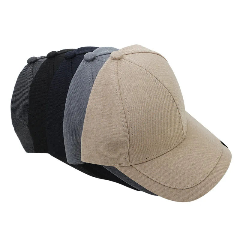 Dry Quickly Sun Cap Woman Outdoors Casual Sport Hat Men Big Size Baseball Cap 60-65cm Adjustable Sun Visor Cap Peaked Cap
