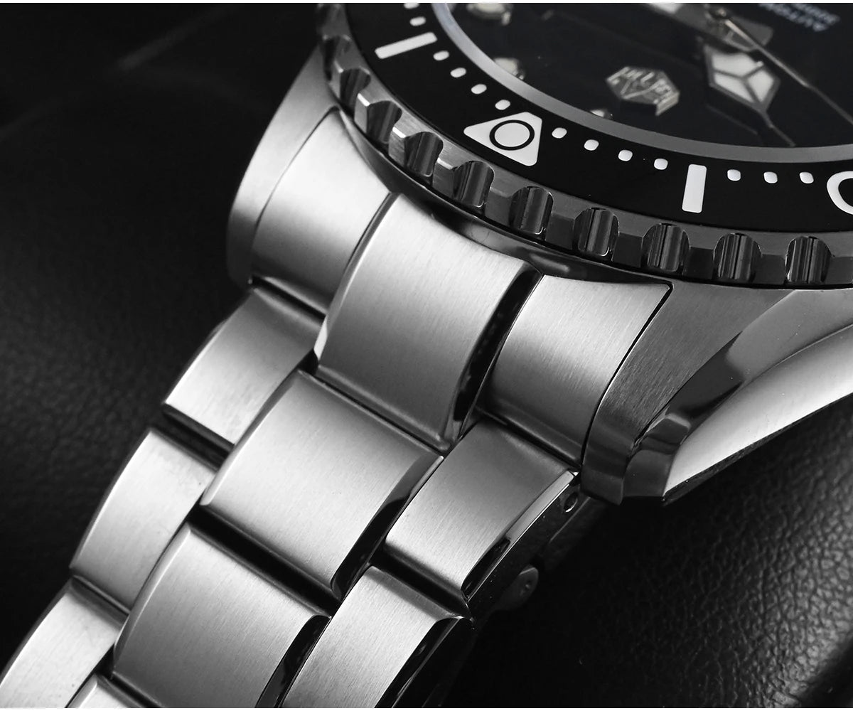 San Martin New 40-44mm Luxury Men's Diver Watch Classic High Quality NH35 YN55 Automatic Mechanical Sapphire BGW-X1 20Bar SN0009