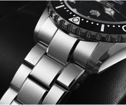 San Martin New 40-44mm Luxury Men's Diver Watch Classic High Quality NH35 YN55 Automatic Mechanical Sapphire BGW-X1 20Bar SN0009