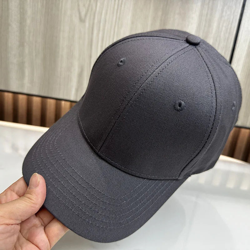 Men Women Baseball Cap Big Head Plus Size High Crown Top Quality Pure Cotton Oversize Sport Snapback Hat 58-60cm 61-68cm