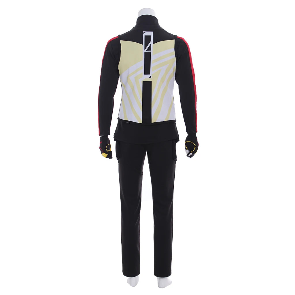 Fato de Cosplay Game Drift para Homem, Uniforme de Batalha Elegante, Conjunto Completo para Halloween, Carnaval e Festas, Disfarce de Combate