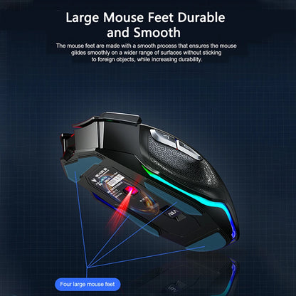 AULA SC550 Gaming Mouse 2.4G Wireless Macro Mouse RGB Backlight Ergonomic Design E-sports Mouse PC Accessories