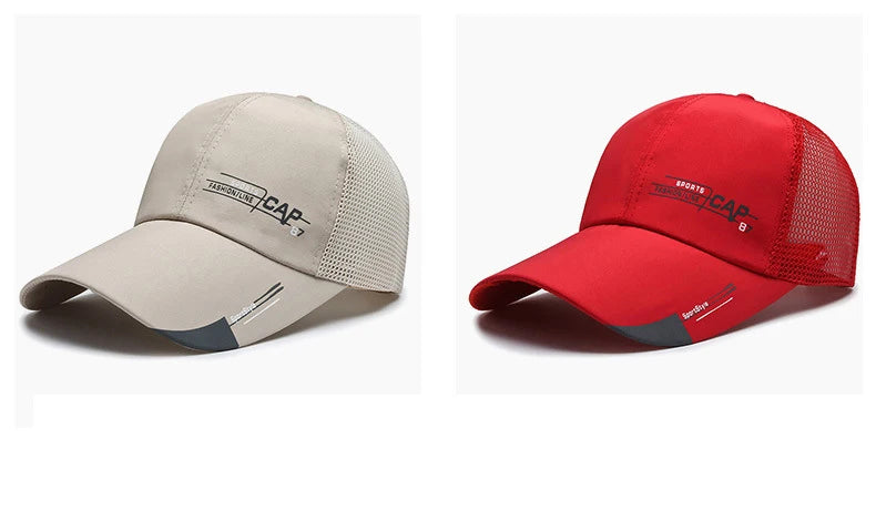 Sombrero de pescador de malla transpirable, informal, de secado rápido y de estilo coreano para hombre, ideal para el verano