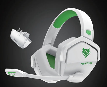 NUBWO G06 Pro Wireless Gaming Headset with Charging Station for Headset and PS5 Controller 17ms Low Latency Dynamic 50mm Drivers