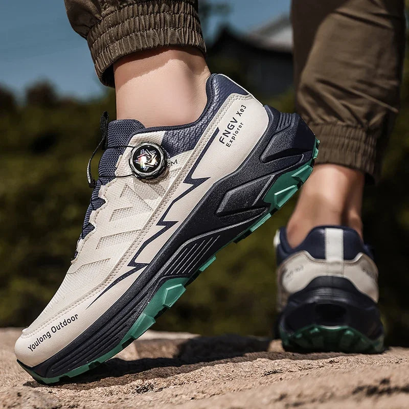 Herren-Sneaker Casual Outdoor rutschfest stoßdämpfend vielseitig Offroad-Wanderschuhe bequeme Laufschuhe für Herren mit weicher Sohle