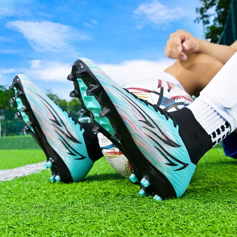 Nouvelles chaussures de football pour hommes, chaussures de football professionnelles ultralégères, chaussures d'entraînement sur gazon, baskets de match, sport de plein air, antidérapantes, unisexes