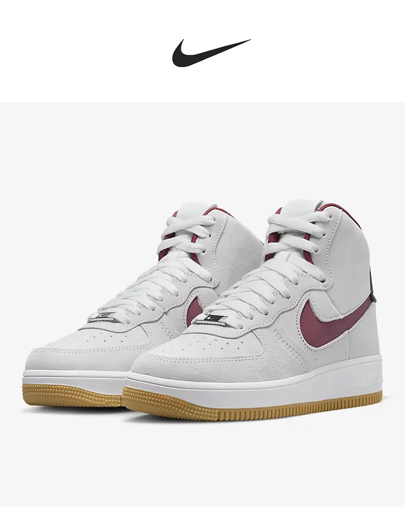 Originální pánské a dámské sportovní pohodlné vysoké tenisky Nike Air Force 1 DC3590-104