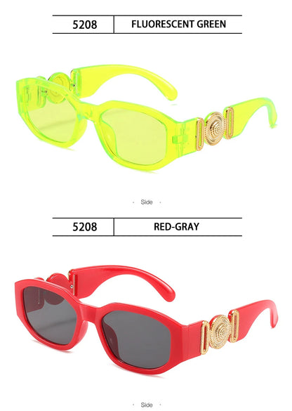 Vintage Square Luxury Small Frame Sunglasses Men Women Rectangle Brand Design Fashion Square Sun Glasses Shades Vintage Glasses