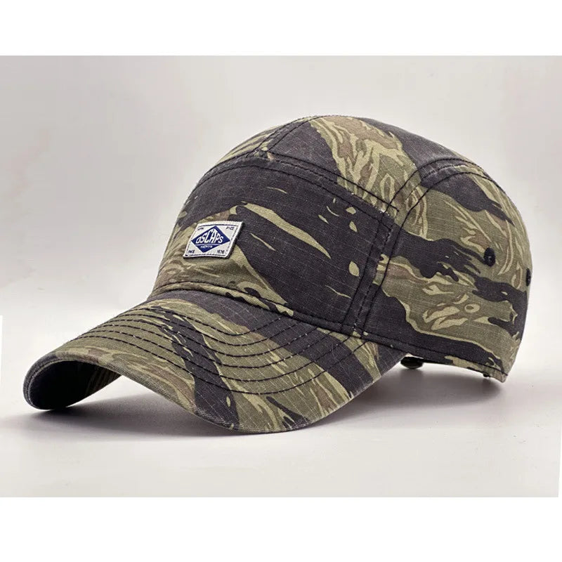 Cappellino da baseball con visiera corta in stile mimetico da lavoro per uomo e donna, cappellino unisex alla moda con visiera per la protezione dal sole all’aperto