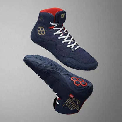 Sapato de Wrestling para Homem e Mulher, Calçado Desportivo de Competição, Ginásio e Treino, Alta Qualidade, Confortável, Sapato de Boxe Desportivo 36-45