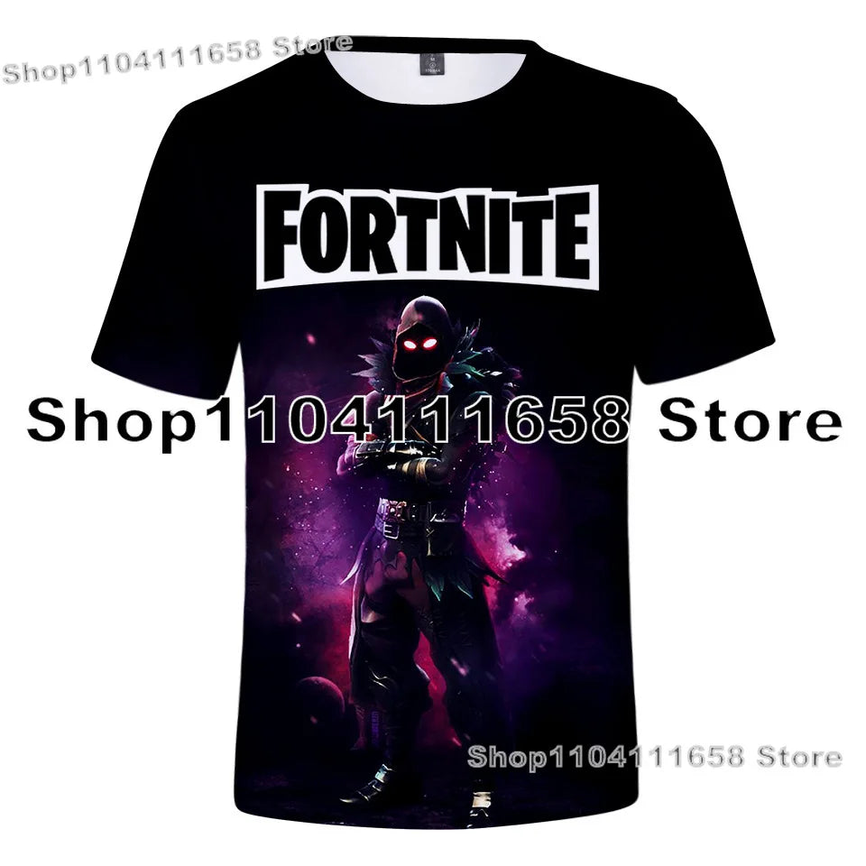 Banana Peely -T-paita, naisten T-paita, lasten F-Fortnite T-paita, 3D-painettu miesten Battle Royale -pelipaita, kesätoppi, syntymäpäivälahja