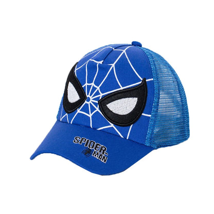 HotToys Spiderman Baseball Cap Boys Grils Hats Superhero Peripheral Cosplay Props Childrens Gift Sunhat Fashion Accessory 3-7y