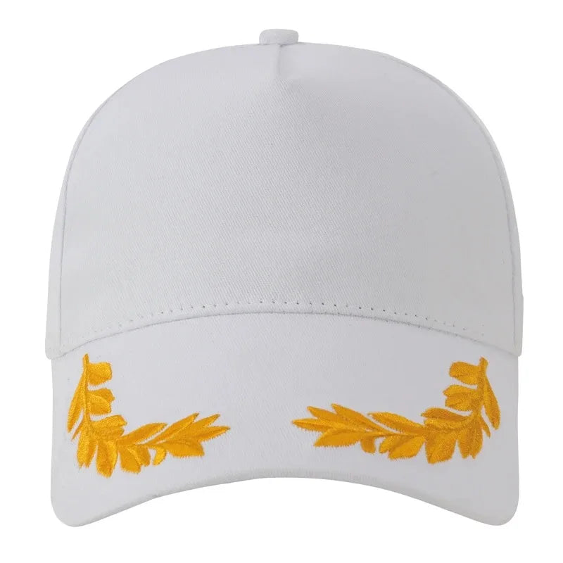 Czapka baseballowa „Wheat Stitch” – -6-Panel bawełniana czapka przeciwsłoneczna z mosiężną klamrą, regulowana, modna czapka typu snapback na świeżym powietrzu, unisexowa czapka z daszkiem