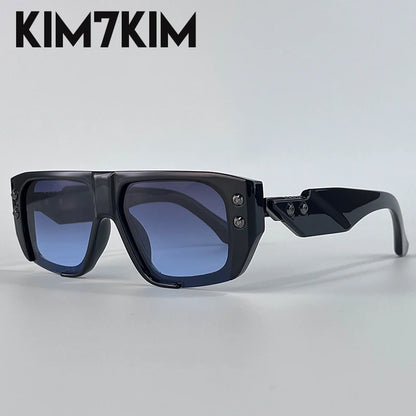 Steampunk Square Polarized Sunglasses Men Big 2026 Luxury Brand Punk UV400 Driving Sun Glasses Fashion Eyewear For Male Shades