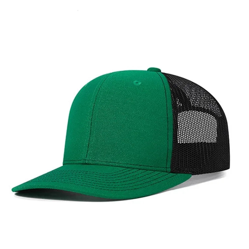 Breathable Mesh Classic Baseball Cap forMem Women Casual Trucker Hat Breathable Adjustable Snapback Unisex Active Sporty Dad Cap