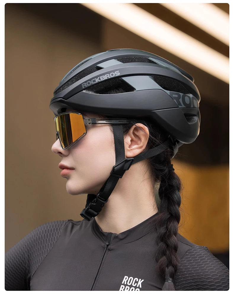 ROCKBROS Cycling Glasses Polarized Photochromic Anti-Fog Sunglasess Windproof Goggles Sport MTB Road Bike Shades
