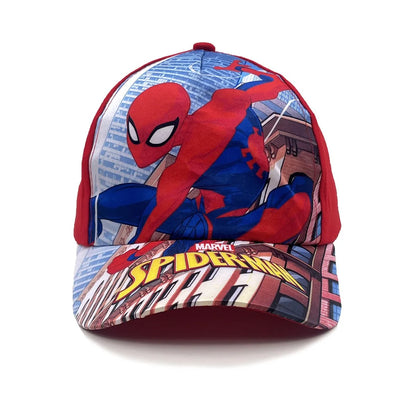 Marvel Spider-Man Anime Figure Baseball Cap Kid’s Cartoon Peaked Cap Cotton Polyester Headwear Four Seasons Sun Protection Gifts