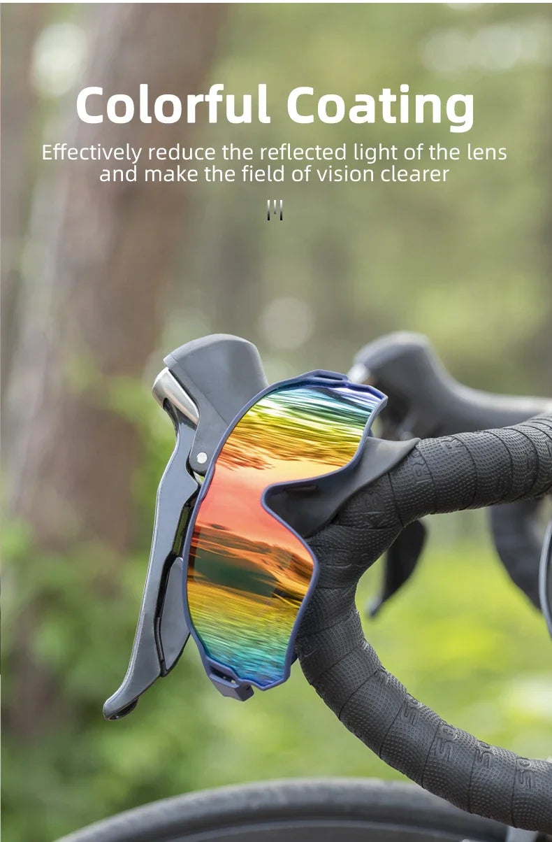 ROCKBROS Polarized Sunglasses, Sports Protection Glasses, Bicycle Eyewear, Outdoor Hiking, Camping, Golf, Cycling Goggles, UV400
